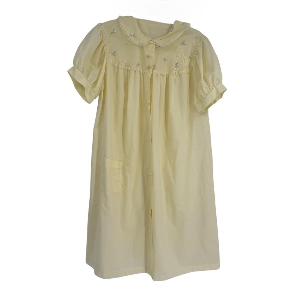 Sears Perma Prest vintage women Size 36-38 (M) housecoat house dress Robe